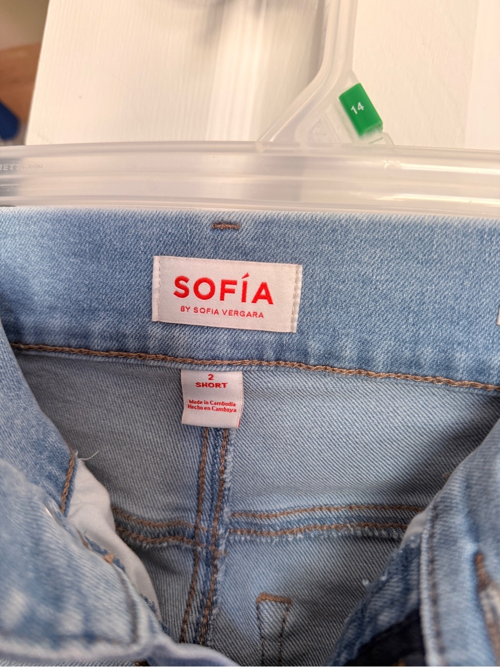 sofia by sofia vergara Light Wash Wide-Leg Jeans - Picture 2 of 3